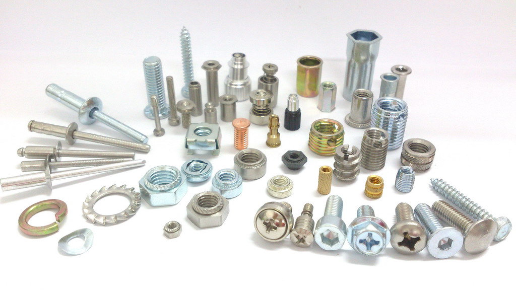 self clinching nuts, standoffs, bolts, panel fasteners, inserts of