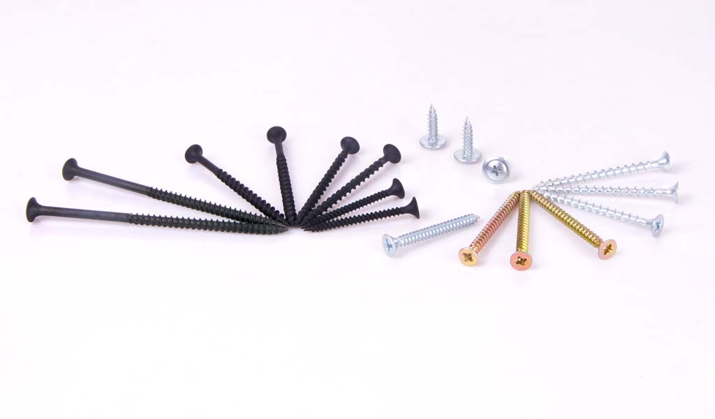 drywall screws, chipboard screws, tapping screws, washer head rat-tail ...